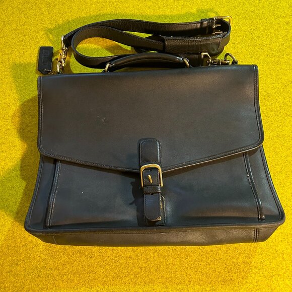 Vintage Coach Briefcase/Messenger bag EUC Men/Women's top handle and strap